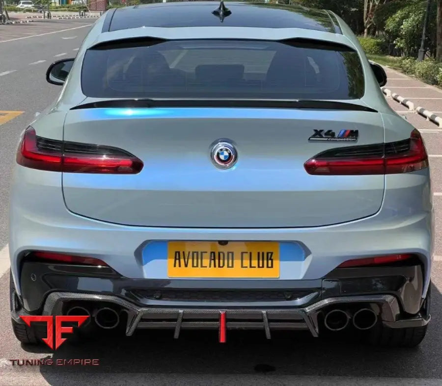 BMW X4M X4MC F98 2019-ON AE DESIGN REAR DIFFUSER V2 - Rear Diffuser