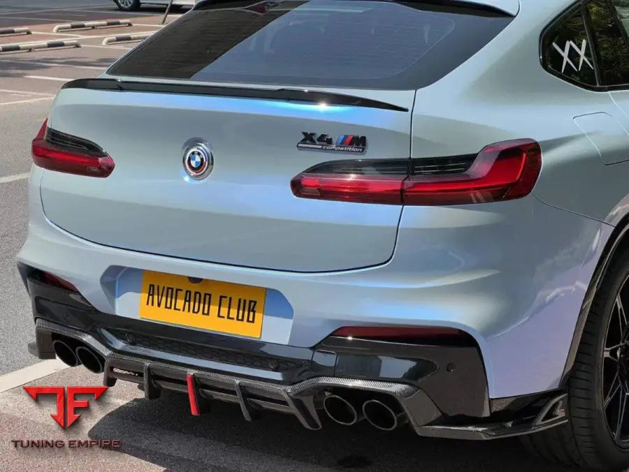 BMW X4M X4MC F98 2019-ON AE DESIGN REAR DIFFUSER V2 - Rear Diffuser