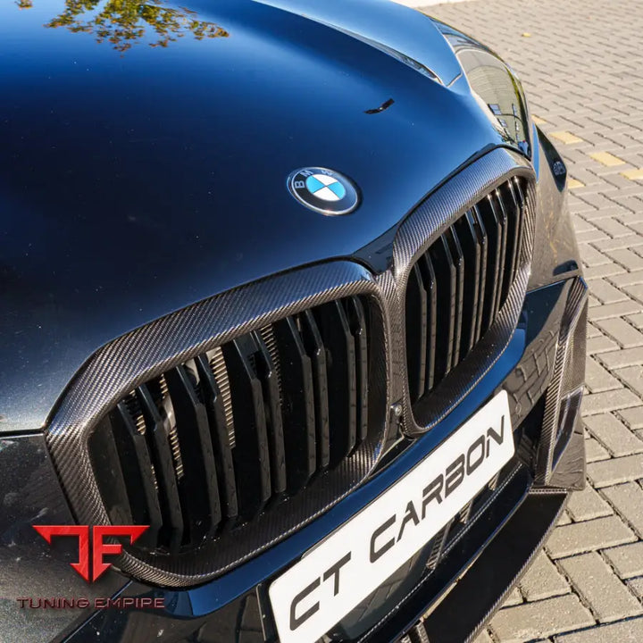 BMW X5 G05 2024+ LCI DOUBLE SLAT PRE-PREG CARBON FIBRE GRILLE - CT CARBON