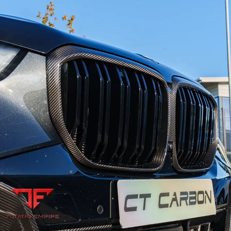 BMW X5 G05 2024+ LCI DOUBLE SLAT PRE-PREG CARBON FIBRE GRILLE - CT CARBON