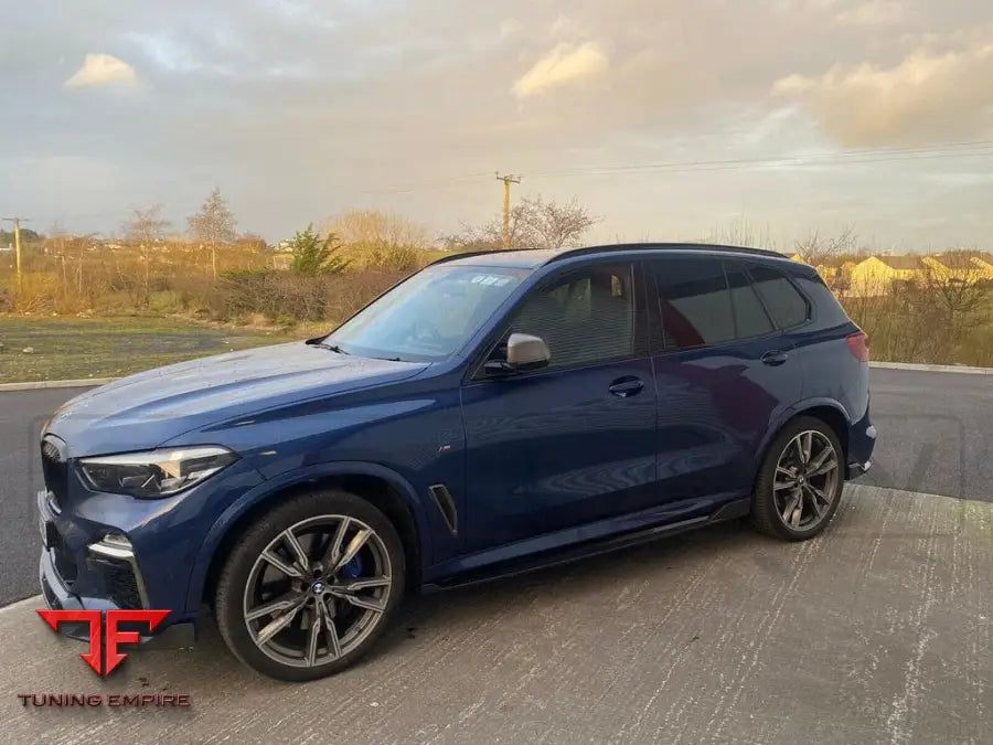 BMW X5 G05 CARBON FIBRE SIDE SKIRTS - CT CARBON