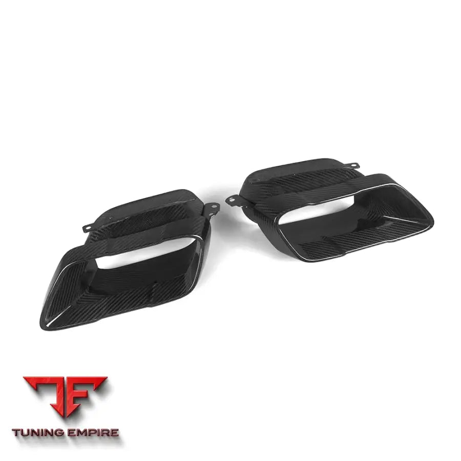 BMW X5 G05 EXHAUST TIPS IN PREPREG CARBON FIBRE - Carbon Fibre Parts