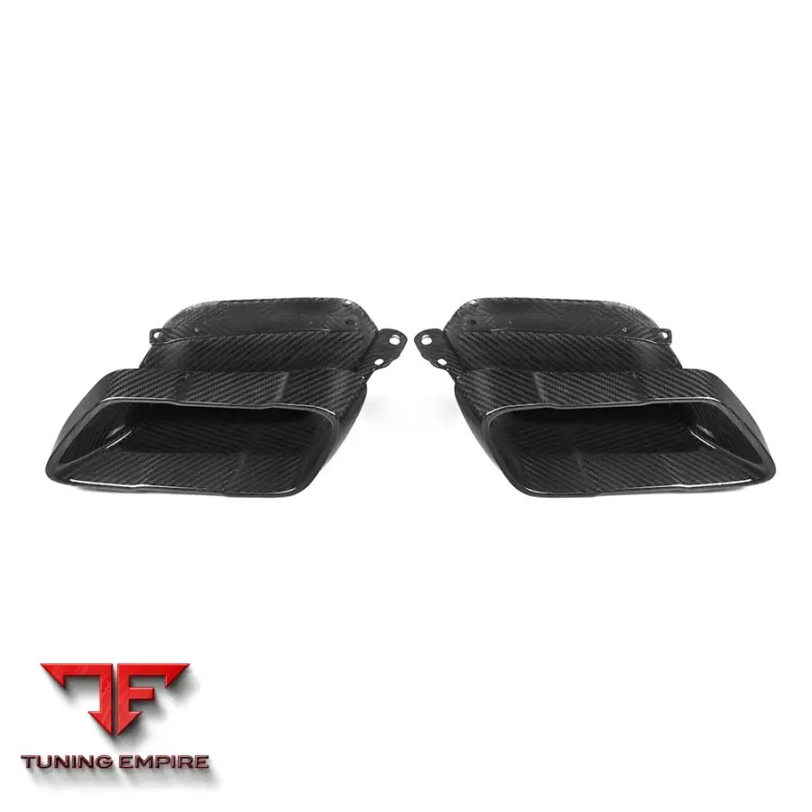 BMW X5 G05 EXHAUST TIPS IN PREPREG CARBON FIBRE - Carbon Fibre Parts