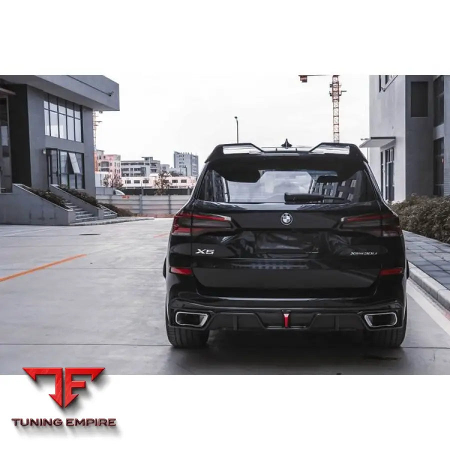BMW X5 G05/G18 GLOSS BLACK REAR DIFFUSER 2022Y