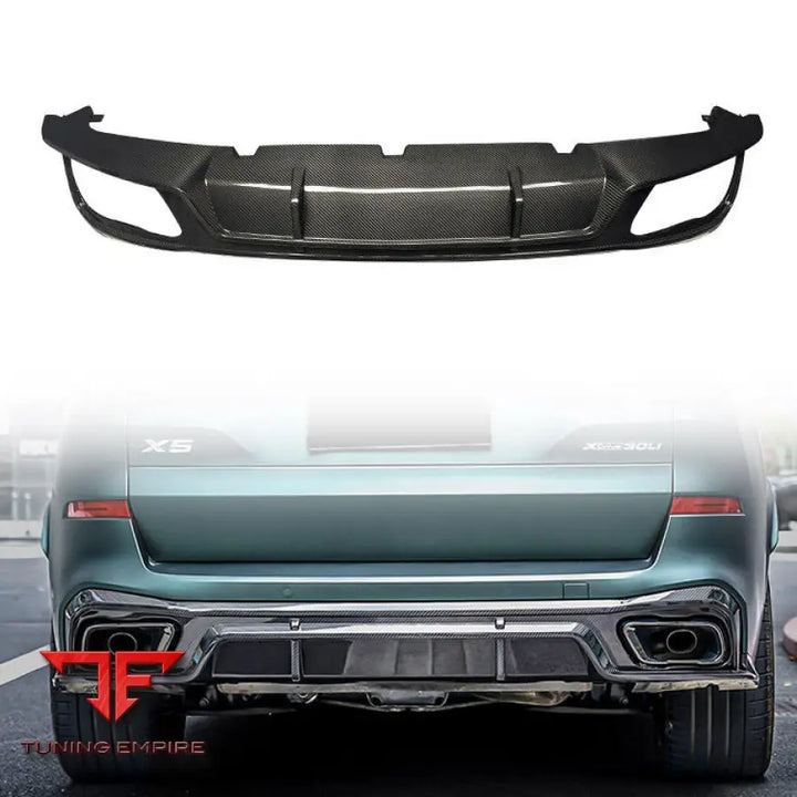 BMW X5 G05/G18 LCI CARBON FIBER REAR DIFFUSER 2023Y