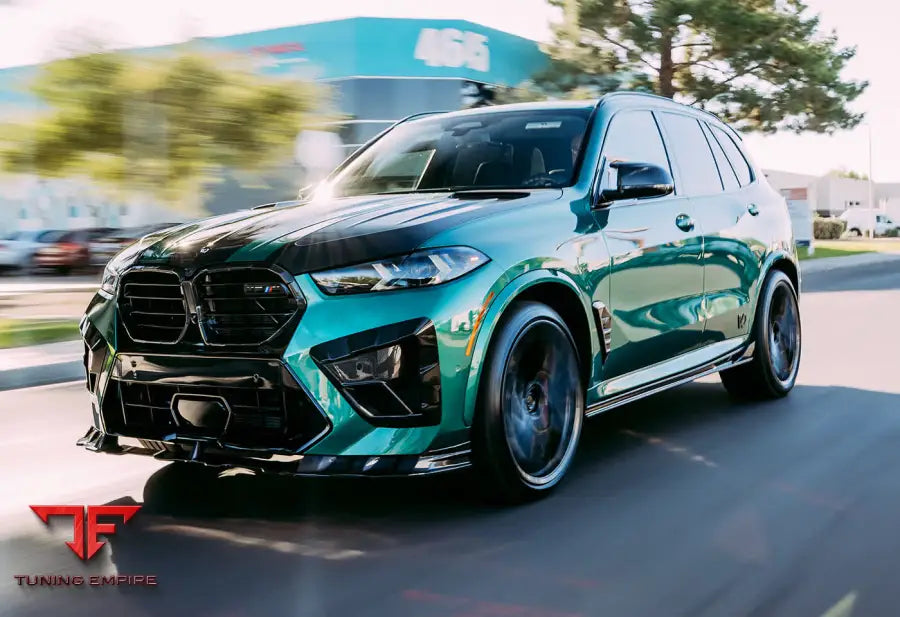 BMW X5 M carbon body kit, front three-quarter view
