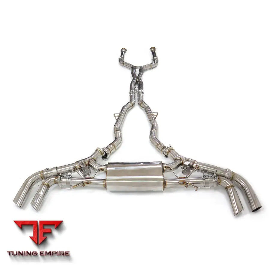 BMW X5 M60i STAINLESS STEEL CATBACK RAZOR EXHAUST WITH MUFFLER VALVE