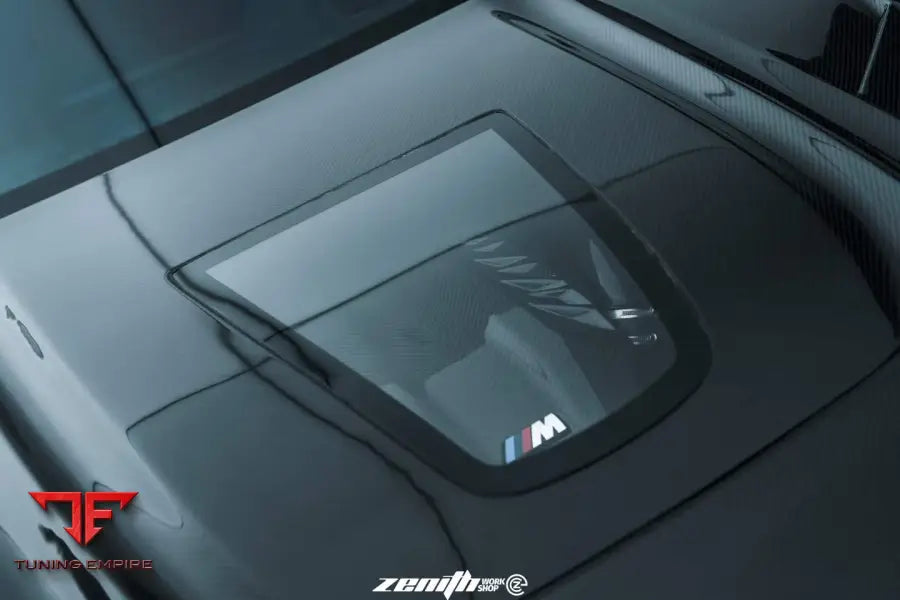 BMW X5 X5M/C X6 X6M/C F95 F96 G05 G06 2020-ON ART VENTED TRANSPARENT GLASS V2 HOOD - Hood