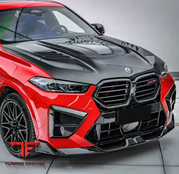 BMW X5 X5M/C X6 X6M/C F95 F96 G05 G06 2020-ON ART VENTED TRANSPARENT GLASS V2 HOOD - Hood