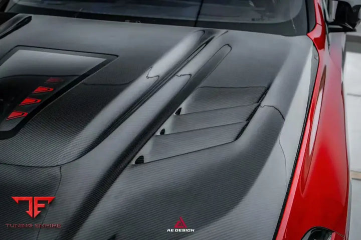 BMW X5 X5M/C X6 X6M/C F95 F96 G05 G06 2020-ON ART VENTED TRANSPARENT GLASS V2 HOOD - Hood