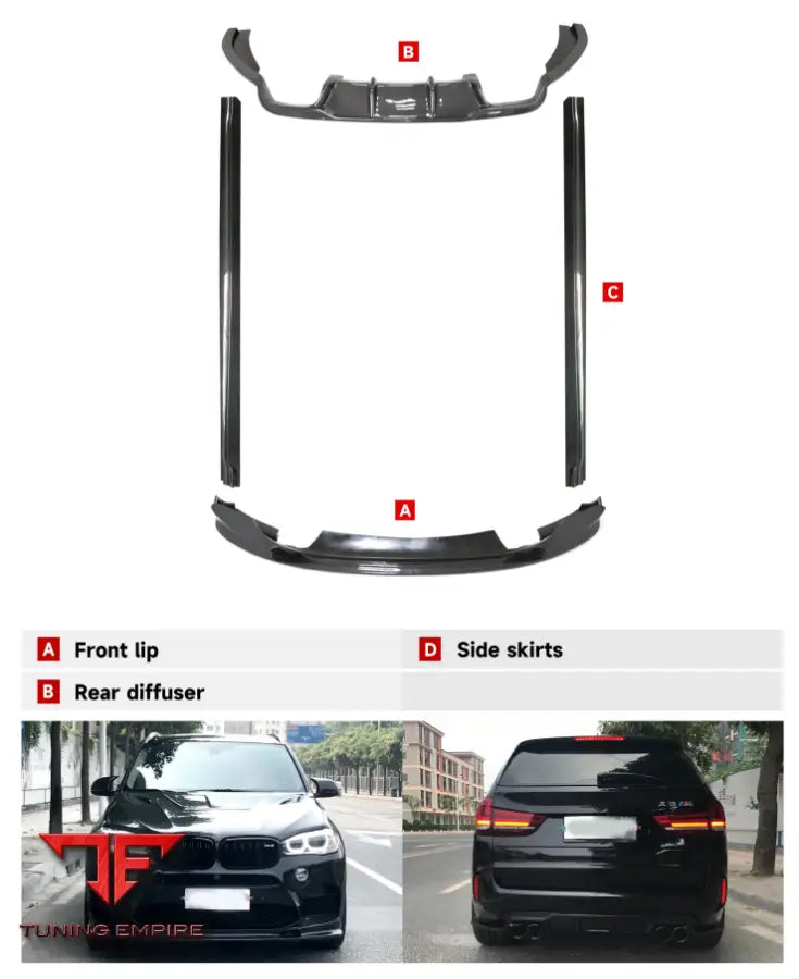 BMW X5 X5M F15 3D BODY KIT 2014-2016Y