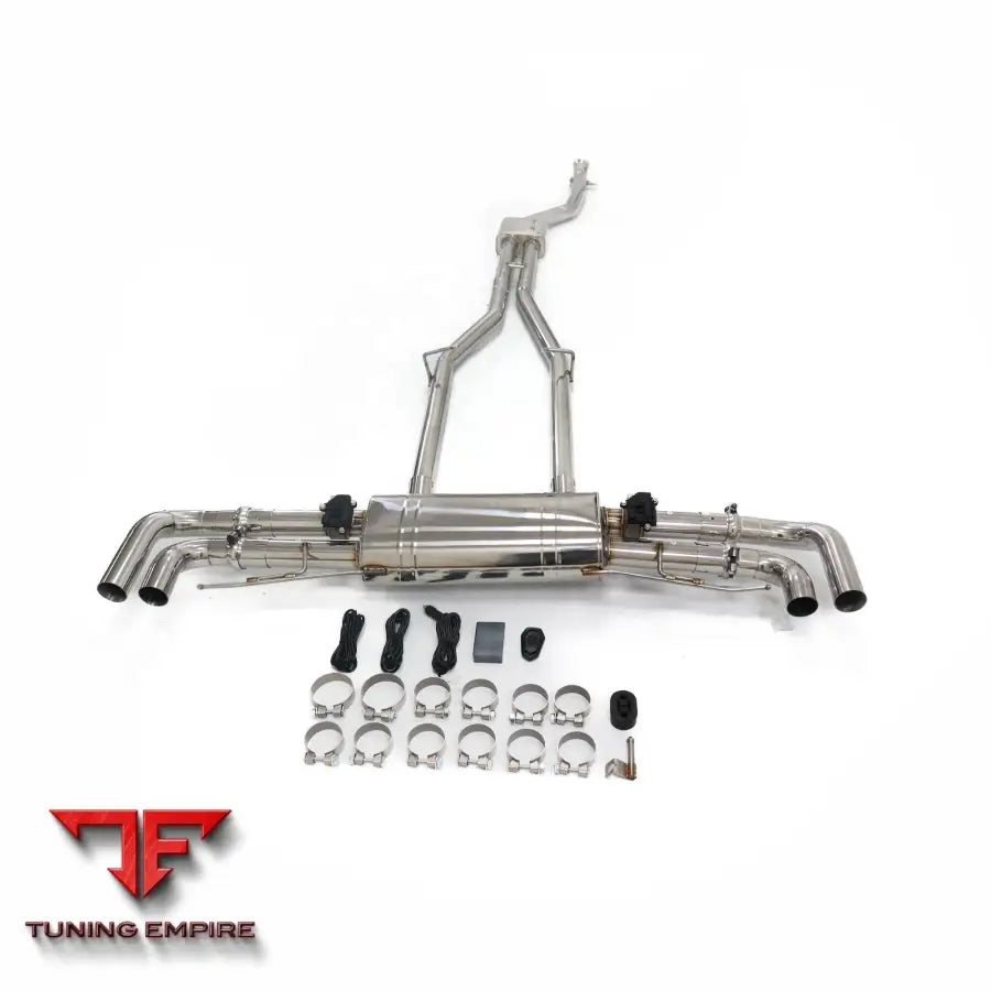 BMW X5/X6 G05 G06 STAINLESS STEEL CATBACK RAZOR EXHAUST WITH MUFFLER VALVE