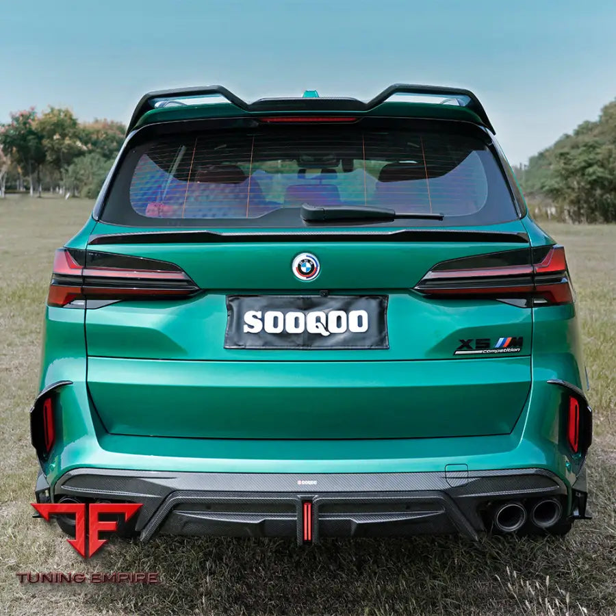 BMW X5M F95 FACELIFT REAR BUMPER INSERT IN PREPREG CARBON FIBRE - Carbon Fibre Parts