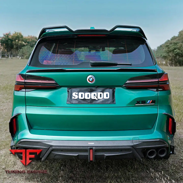 BMW X5M F95 FACELIFT REAR BUMPER INSERT IN PREPREG CARBON FIBRE - Carbon Fibre Parts