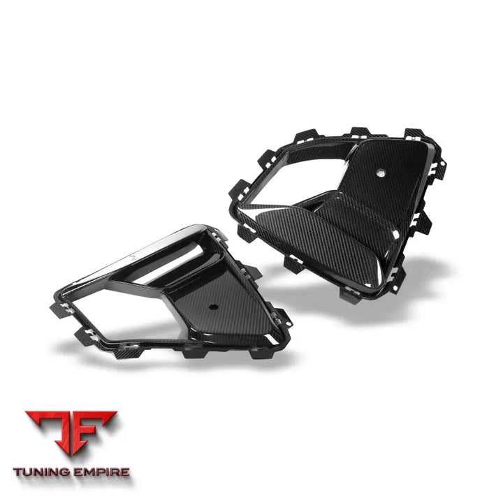 BMW X5M F95 LCI CARBON FIBER FRONT BUMPER AIR VENTS