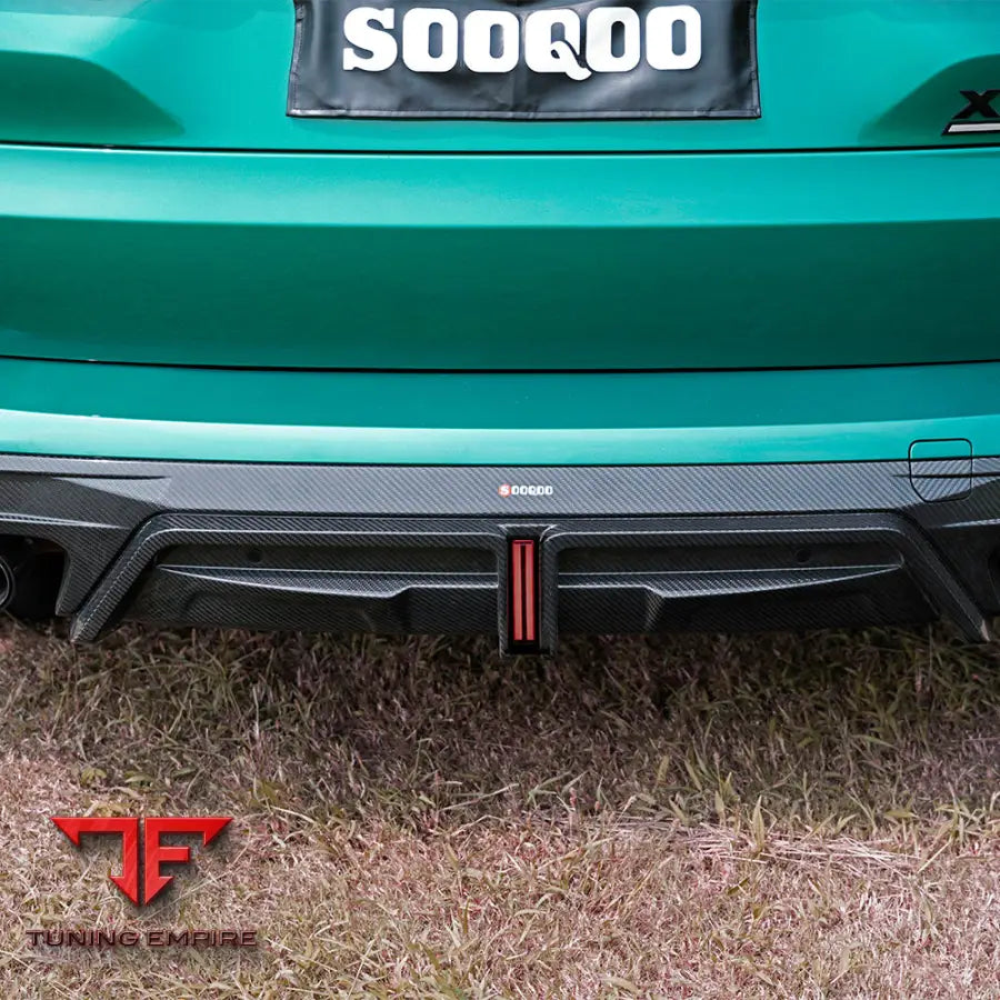 BMW X5M F95 REAR DIFFUSER W/BRAKE LIGHT IN PREPREG CARBON FIBRE - Carbon Fibre Parts