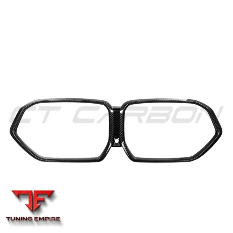 BMW X5M F95 & X6M F96 2023+ LCI OEM STYLE PRE PREG CARBON FIBRE GRILLE FRAME - CT CARBON