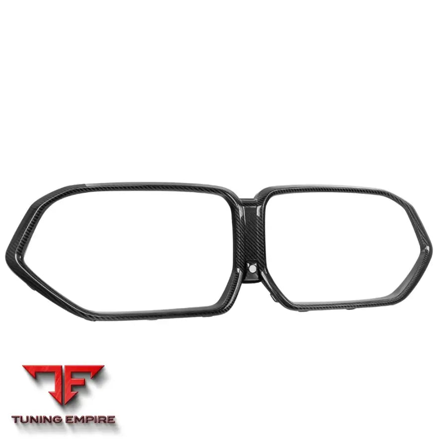 BMW X5M F95 & X6M F96 2023+ LCI OEM STYLE PRE PREG CARBON FIBRE GRILLE FRAME - CT CARBON