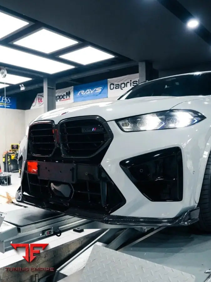 BMW X5M F95 LCI carbon front lip