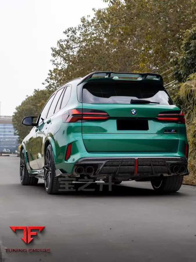 BMW X5M X5MC F95 & X6M X6MC F96 2020-ON AE V2 REAR DIFFUSER & CANARDS - Rear Diffuser
