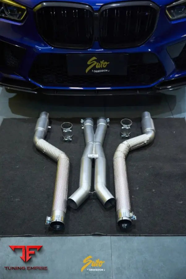BMW X5M X6M LCI AE Design mid-pipe