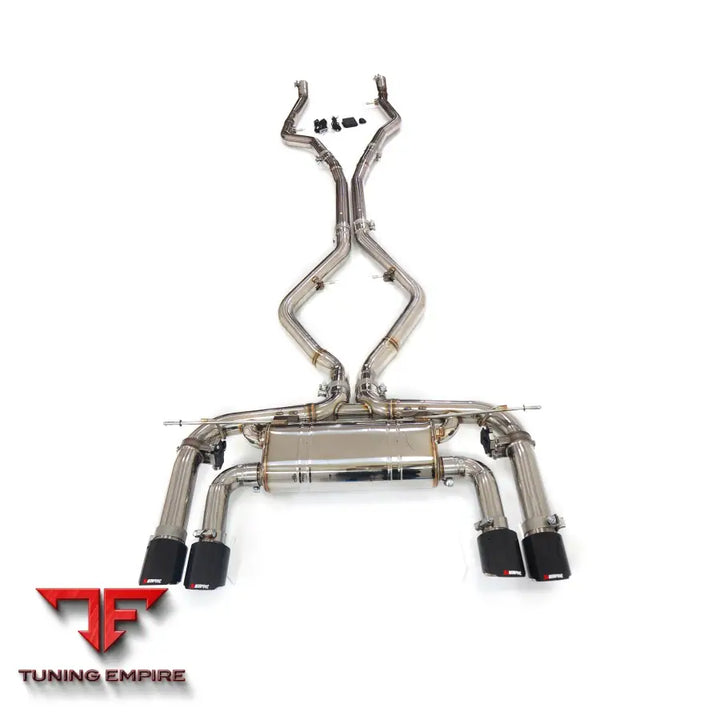 BMW X5M X6M F85 F86 4.4T STAINLESS STEEL CATBACK RAZOR EXHAUST WITH MUFFLER VALVE