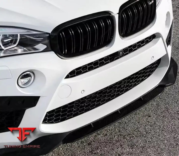 BMW X5M/X6M F85 F86 CARBON FIBER FRONT BUMPER LIP 2014-2017Y