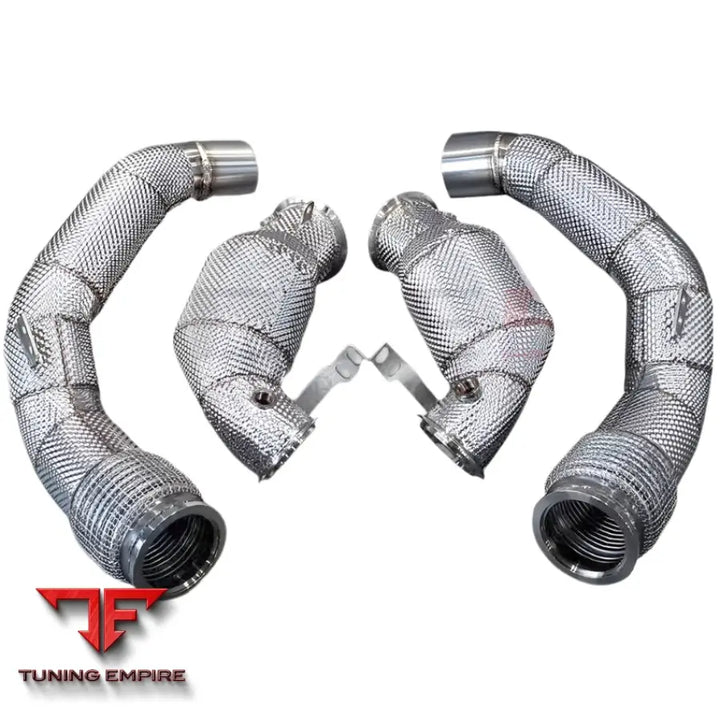 BMW X5M X6M F95 F96 DOWNPIPE CATLESS OR CATTED EXHAUST SYSTEM