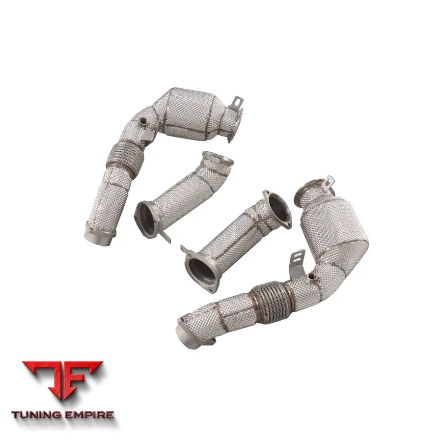 BMW X5M/X6M F95/F96 LCI S68 3.0T RAZOR EXHAUST DOWNPIPE WITH HEAT SHIELD