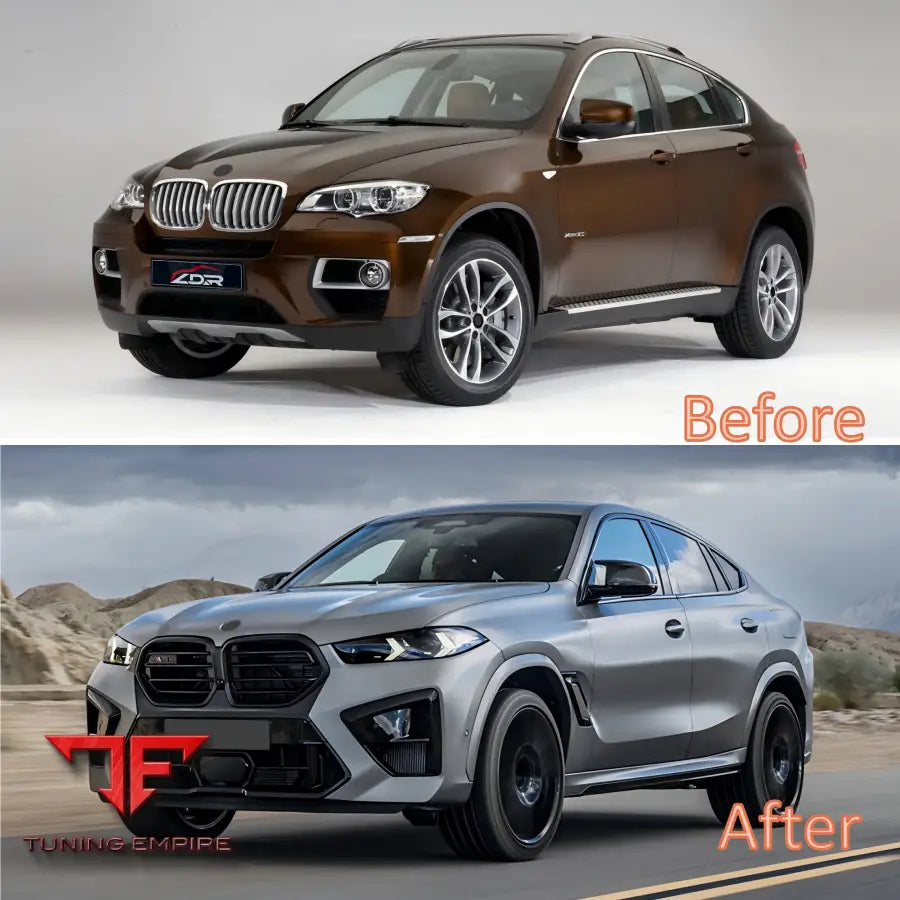 BMW X6 E71 2008-2014 UPGRADE TO G06 X6M 2023+ BODYKIT