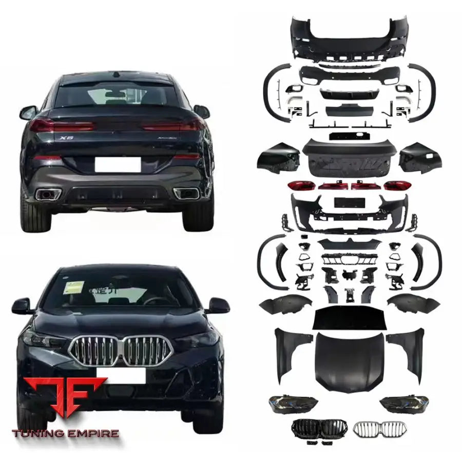 BMW X6 E71 2009 2014Y UPGRADE TO G06 LCI 2024Y BODY KIT