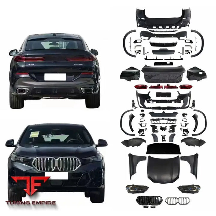 BMW X6 E71 2009 2014Y UPGRADE TO G06 LCI 2024Y BODY KIT