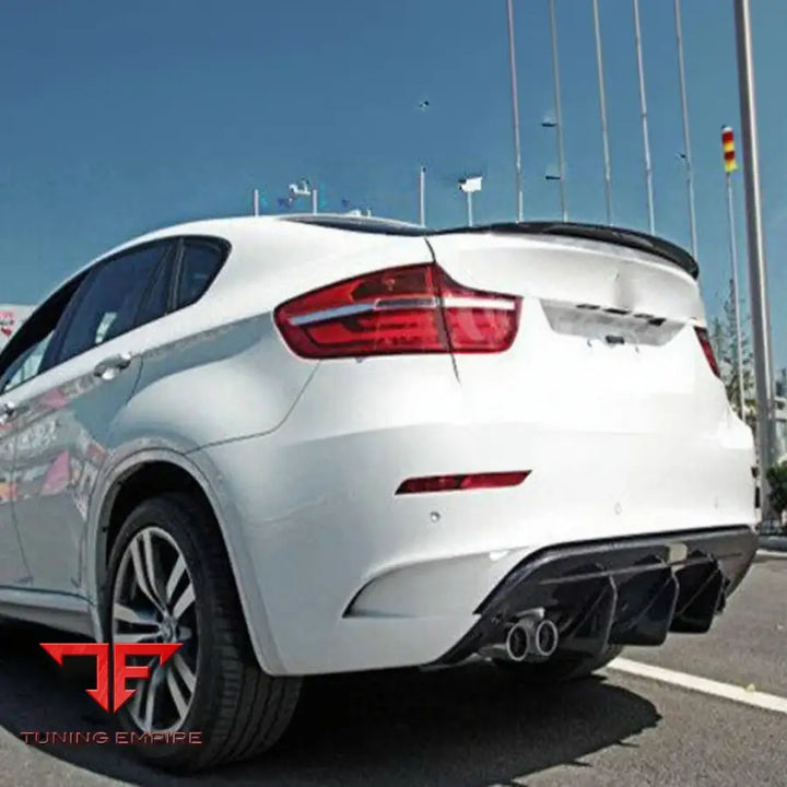 BMW X6 E71 CARBON FIBER REAR DIFFUSER