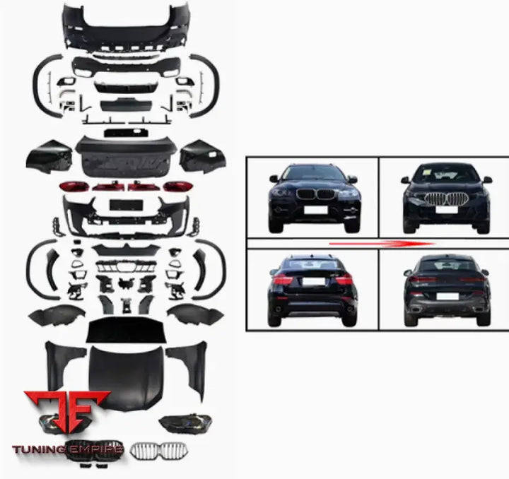 BMW X6 E71 TO X6 G06 LCI 2024Y BODY KIT