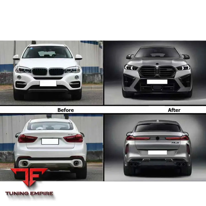BMW X6 F16 2015 2019Y UPGRADE TO X6M F96 2024Y BODY KIT