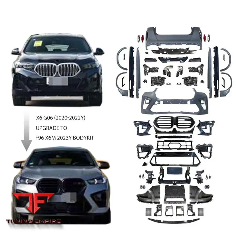 BMW X6 G06 2020 2022Y UPGRADE TO F96 X6M 2023Y BODY KIT