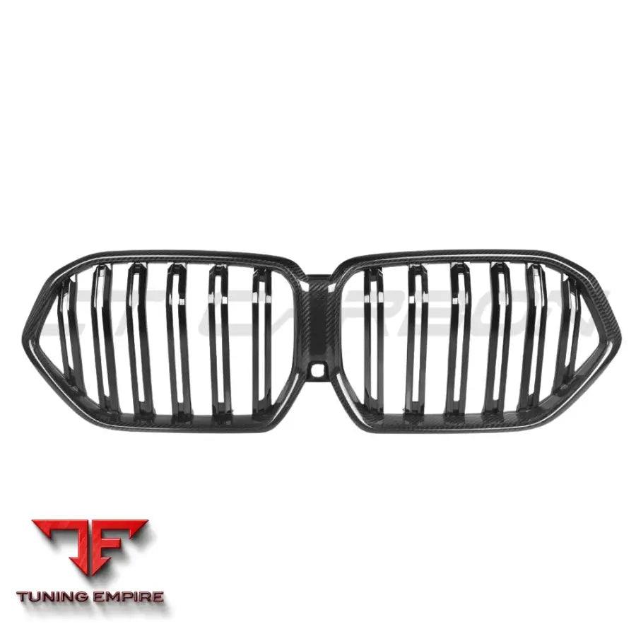 BMW X6 G06 2023+ LCI DOUBLE SLAT PRE PREG CARBON FIBRE GRILLE - CT CARBON