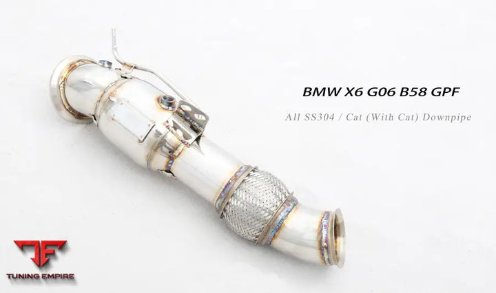 Bmw X6 G06 All Ss304 Cat Downpipe Exhaust System
