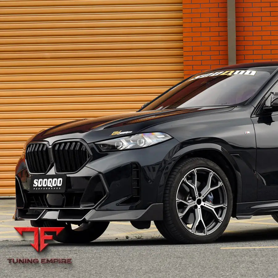 BMW X6 G06 FACELIFT FRONT LIP IN PREPREG CARBON FIBRE - Carbon Fibre Parts