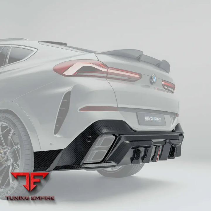 BMW X6 G06 PRE-LCI CARBON FIBER REAR DIFFUSER