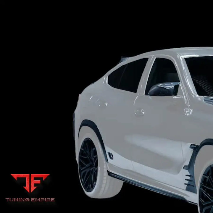 BMW X6 M carbon body kit, side profile