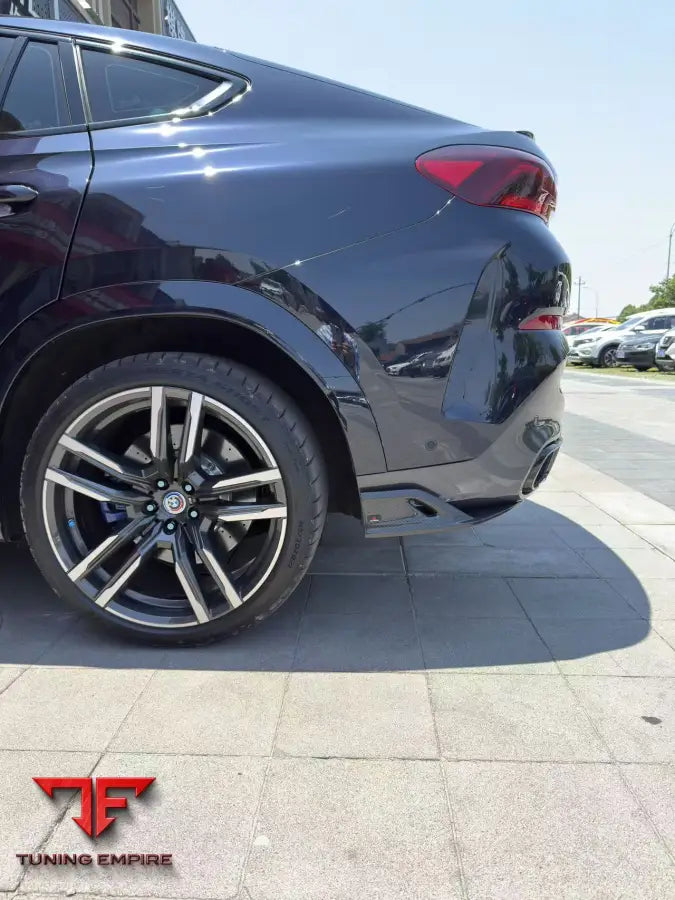 BMW X6 G06 AE Design rear diffuser and canard set