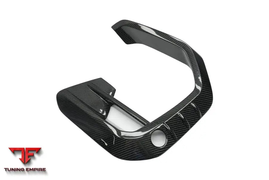 Bmw X6M F96 Ad Style Dry Carbon Fiber Front Bumper Air Inlet Vent Trims Bsd