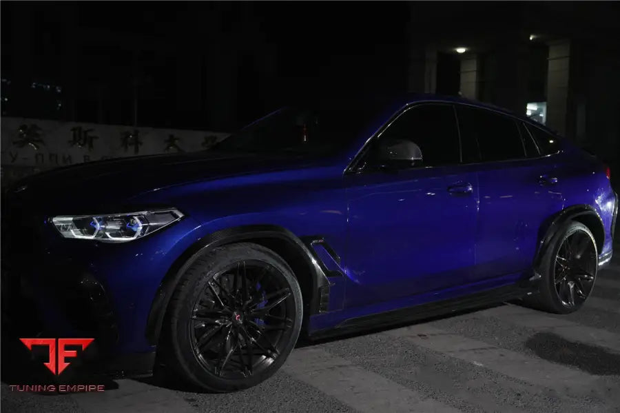 Bmw X6M F96 & G06 X6 Ad Style Dry Carbon Fiber Side Skirts Bsd