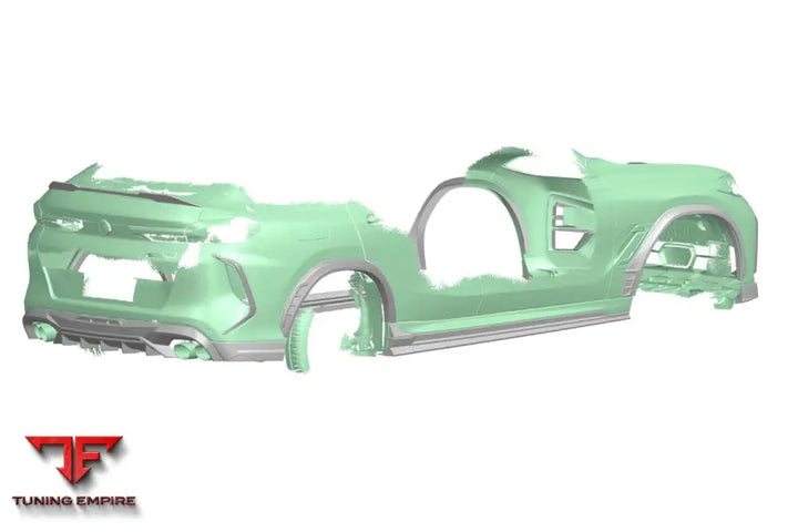 Bmw X6M F96 & G06 X6 Ad Style Dry Carbon Fiber Side Skirts Bsd