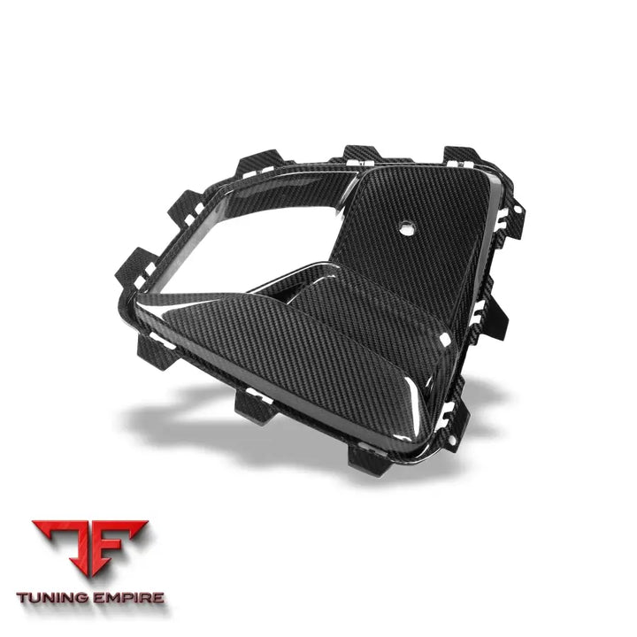 BMW X6M F96 LCI CARBON FIBER FRONT BUMPER AIR VENTS