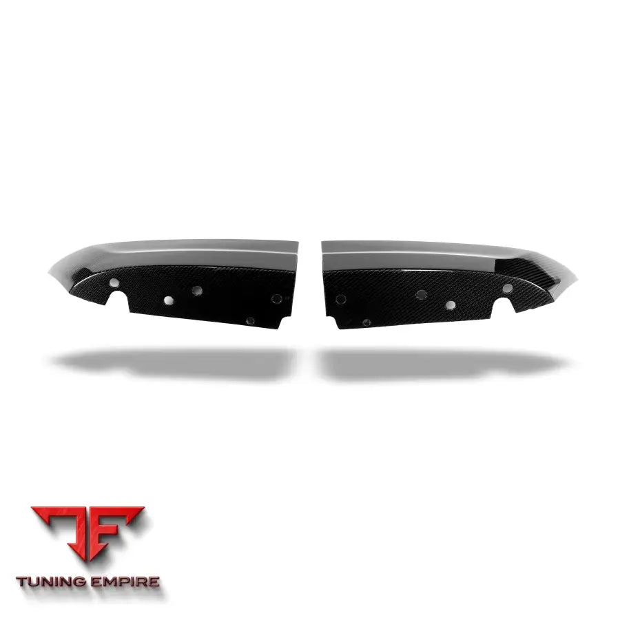 BMW X6M F96 LCI CARBON FIBER REAR BUMPER SPLITTER