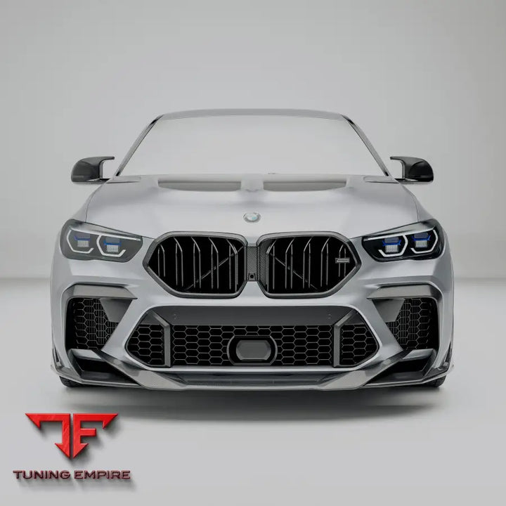 BMW X6M F96 PRE-LCI CARBON FIBER FRONT AIR INTAKE TRIM