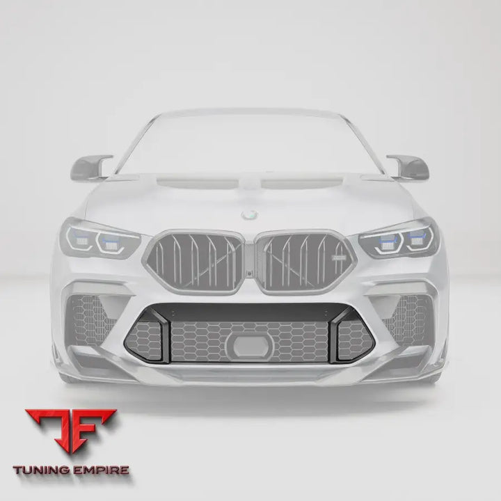 BMW X6M F96 PRE-LCI CARBON FIBER FRONT AIR INTAKE TRIM