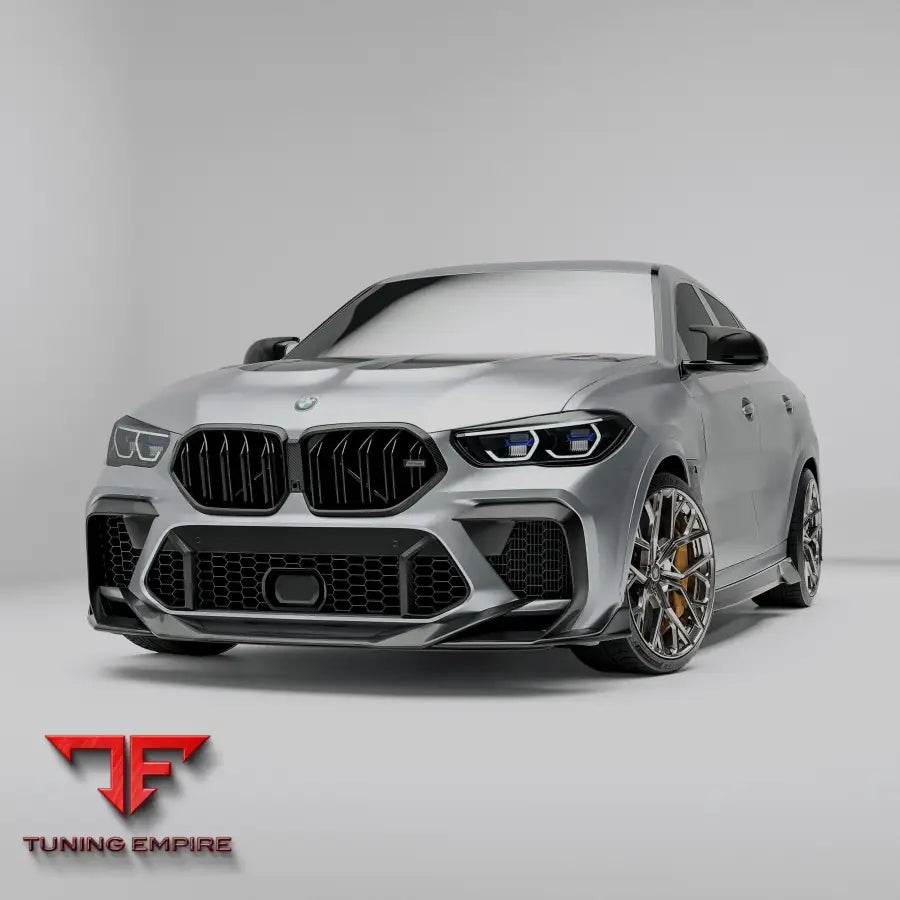 BMW X6M F96 PRE-LCI CARBON FIBER FRONT LIP